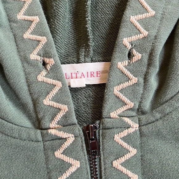 Solitaire Embroidered Hoodie Jacket - Picture 5 of 14